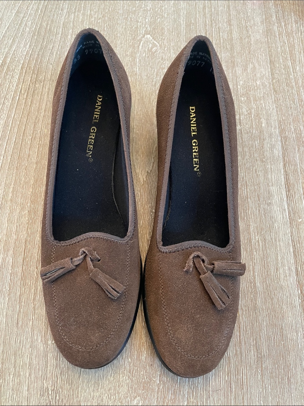 Daniel Green Brown Suede Loafers